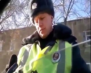 ГАИшников обломал очень изобретательный водитель видео 2015