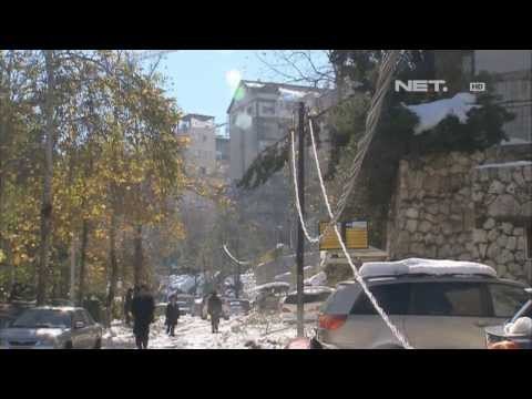 NET17 - Badai salju melanda sejumlah kawasan di berbagai penjuru dunia