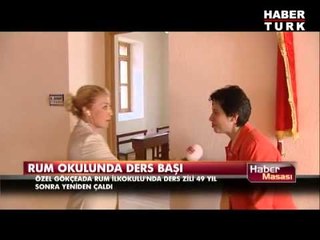 Rum Okulu 4 öğrenciyle ders başı yaptı