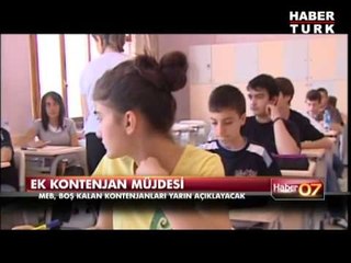 MEB'ten ek kontenjan müjdesi