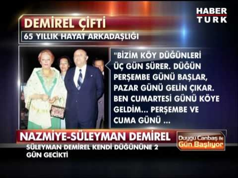 65 yıllık hayat: Süleyman-Nazmiye Demirel
