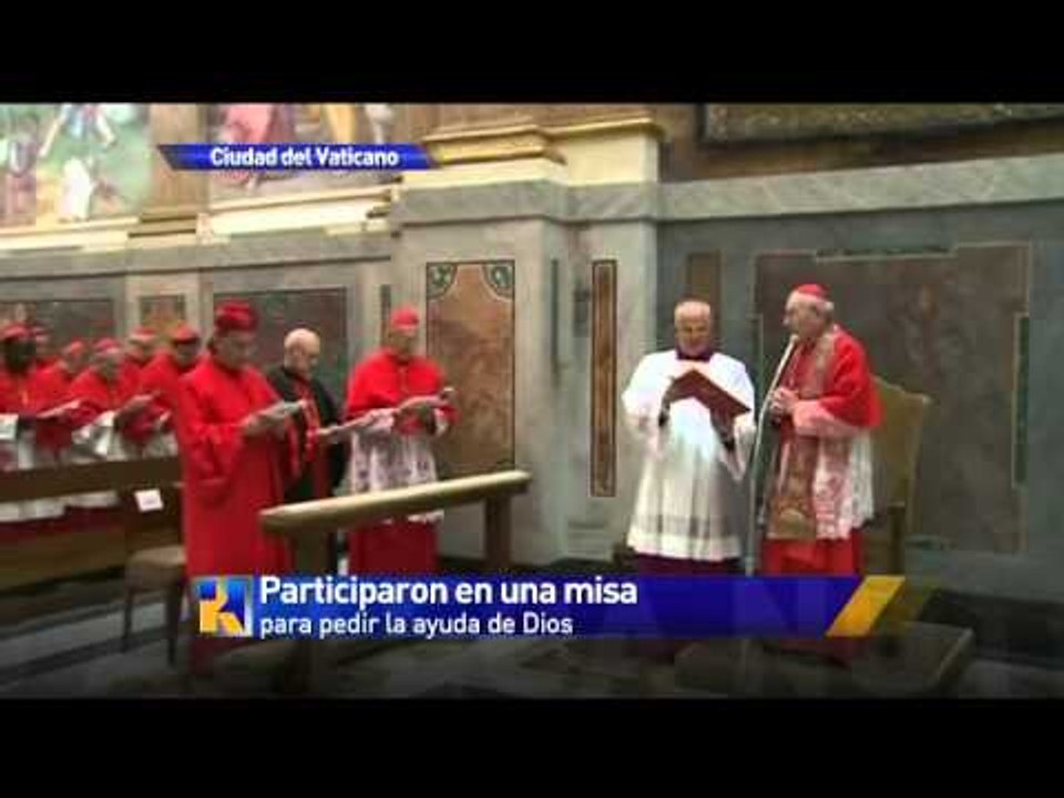 Inicia el cónclave con 115 cardenales