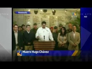 Muere Hugo Chavez, Presidente de Venezuela