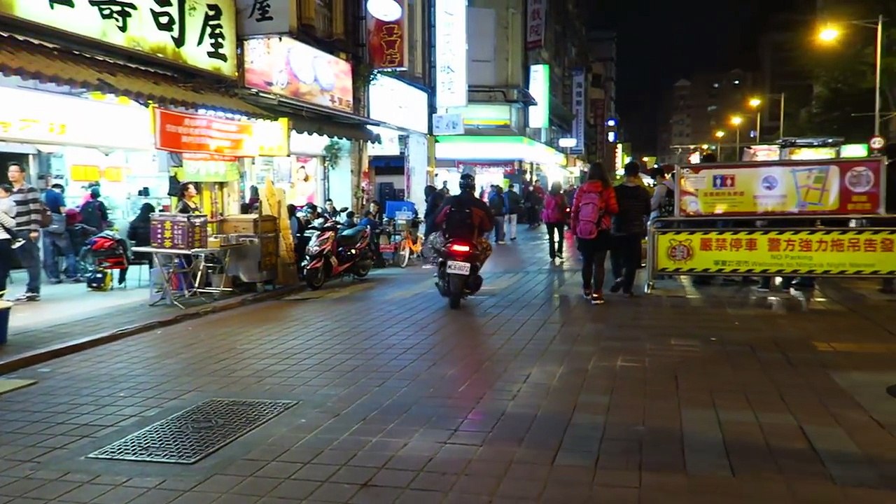 Taiwanese Street Food taste test at Ningxia Night Market (寧夏夜市) in Taipei, Taiwan-gnIVFEavH44