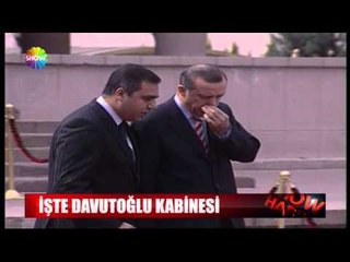 İşte Davutoğlu kabinesi