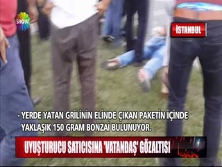 Uyuşturucu satıcısına vatandaş dayağı