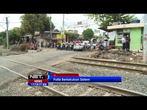 NET17 - Uji Coba Rekayasa Lalu lintas di perlintasan Kereta Ulujami, Bintaro