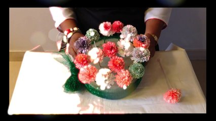 How to make Cup-Cake Liner flowers _ Best From Waste-VNYjP0HdG88
