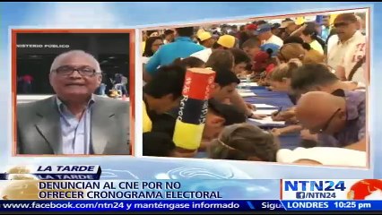 "Hay tiempo suficiente para elecciones, pero hace falta voluntad del CNE": Vicente Bello