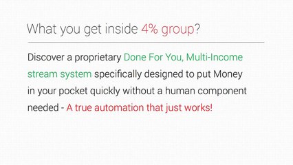 Four Percent group system's Insiders review