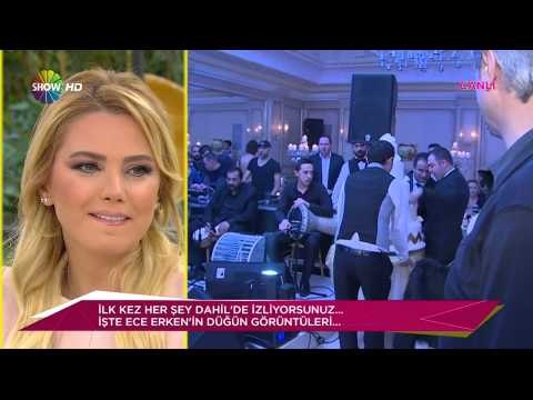 Ece Erken'in düğününden çok özel anlar