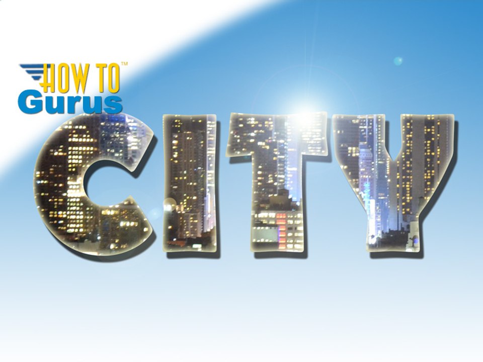 How to put a Picture inside Text in Photoshop Elements 15 14 13 12 11 Tutorial