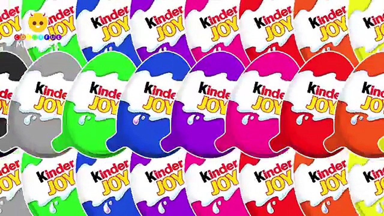 Learn Colors with Pacman Kinder Joy Surprise Eggs - Learn Colors for Children - Learning Videos