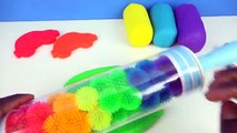 DIY How To Make Play Doh Rainbow Car Mighty Toys Modelling Clay Learn Colors