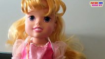 Barbie Girl Dolls Fairytale Fashion & Disney Princess Dolls Aurora | Toys Review Video For Kids