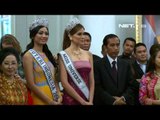 NET5 - Miss Universe Maria Gabriela Isler Jumpai Jokowi