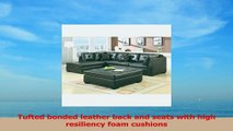 Coaster Home Furnishings 500686 Casual Sectional Sofa Brown b004c5e5