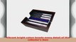 Thin Blue Line American Flag Law Enforcement 4 Sandstone Coaster Set Wood Holder 50496d4f