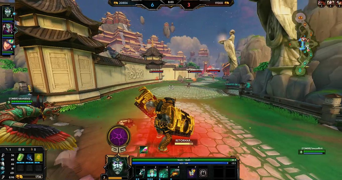 Justa com amigos - Smite