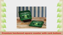 Irish Pub Personalized Coaster Set of 4 Hardwood 375 7fa761ae
