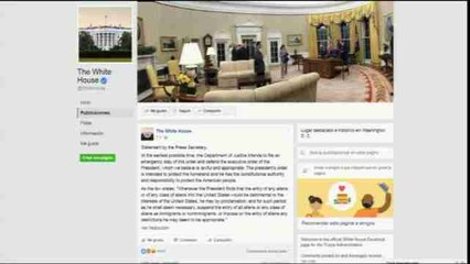 La Casa Blanca considera "indignante" el bloqueo judicial del veto migratorio