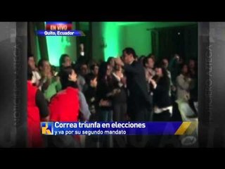 Correa se reelige como presidente de Ecuador