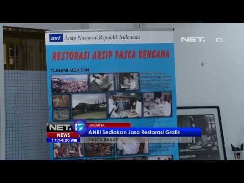 NET17 - Arsip Nasional Republik Indonesia sediakan jasa restorasi dokumen yang rusak