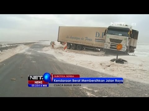 NET5 - Kota di Eropa Terkubur Salju Setebal 1 meter