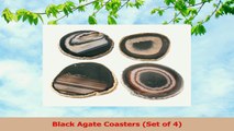 Black Agate Coasters Set of 4 ec24c78e