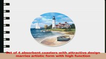 CounterArt Lighthouse Mural Absorbent Coasters Set of 4 ec019e98