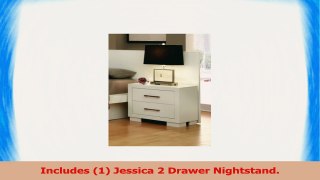Jessica 2 Drawer Nightstand by Coaster Furniture b9287259