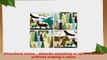 CoasterStone AS8095 Absorbent Coasters 414Inch Bear Elk Eagle Moose Deer Collage Set of 71f39e3d