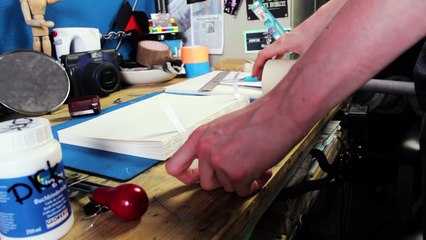 DIY - Skizzenbuch selber binden-ZWO7S1op6UY