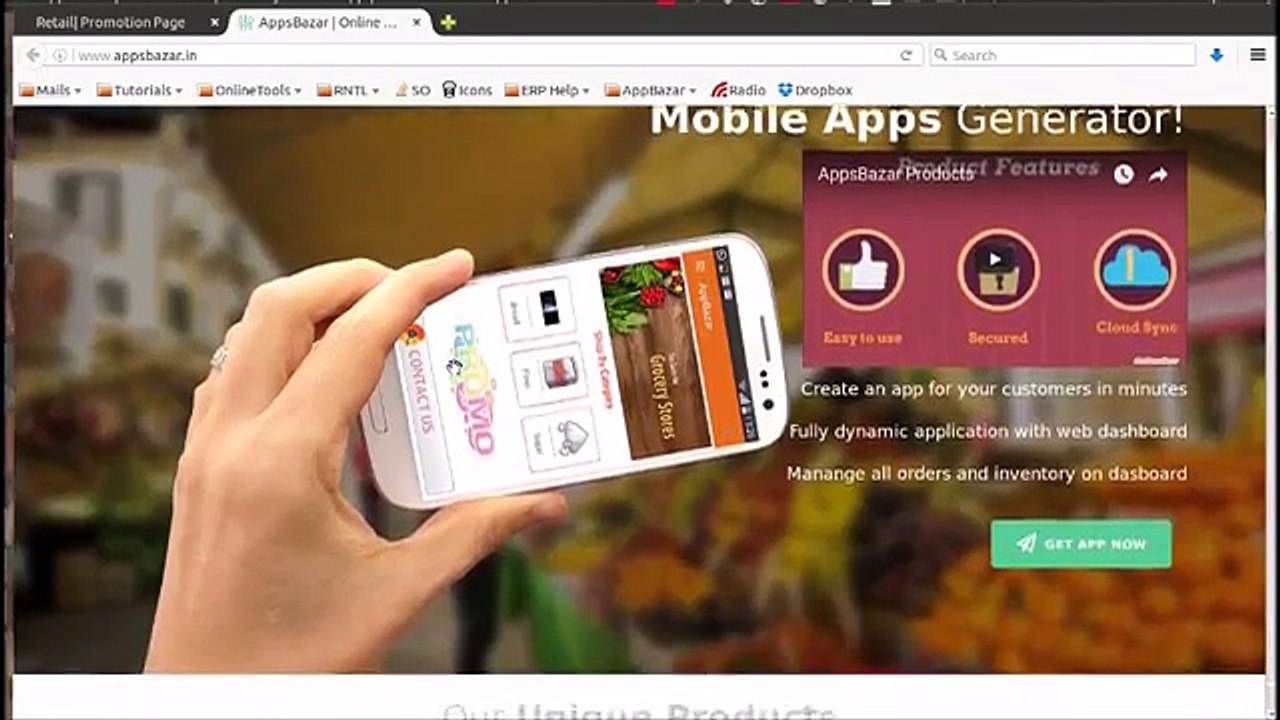 AppsBazar Retail Web Dashboard Tutorial
