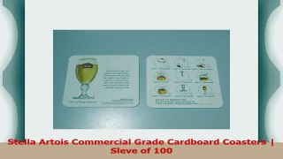 Stella Artois Commercial Grade Cardboard Coasters  Sleve of 100 01463aad