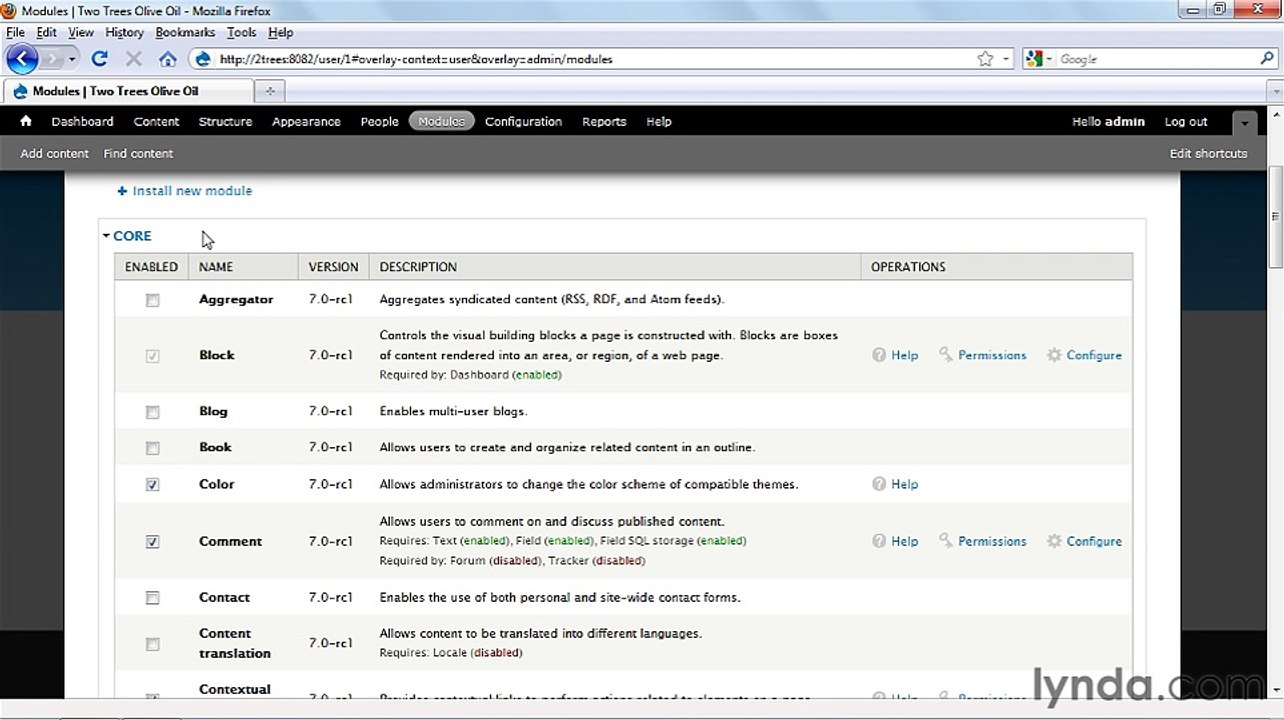 Drupal 7 toolbar