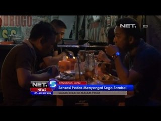 NET5 - Kuliner malam Sego Sambel Ponorogo