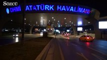 Atatürk Havalimanı girişinde şüpheli minibüs paniği