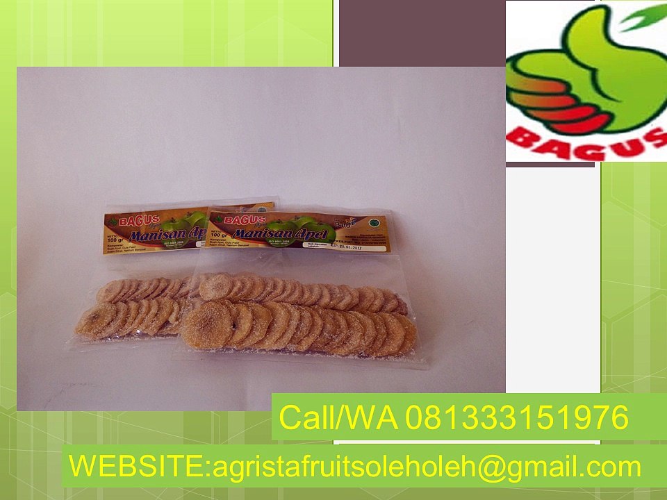 WA 081333151976,(Telkomsel),jual manisan apel,kripik buah apel