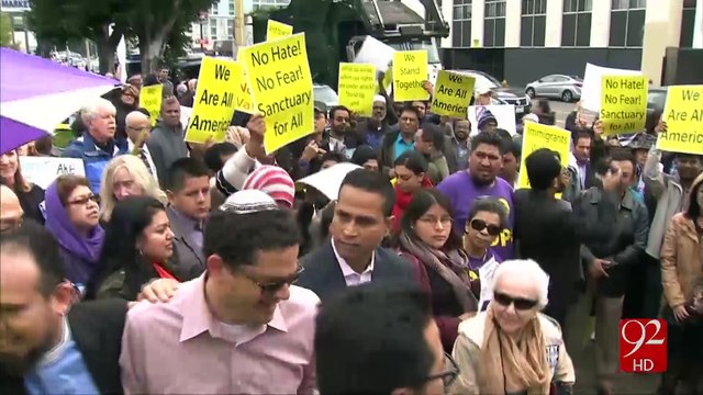 Protests continue against Trump's immigration policies 4-02-2017 - 92NewsHD