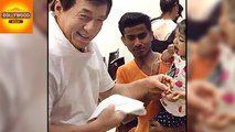 Jackie Chan Feeding Noodles To Sonu Sood's Niece | Bollywood Asia