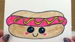 KAWAII DIY HOT DOG selber machen _ niedliches Fast Food für Einladungen und Geburtstagskarten-LAxgmjI-jgE