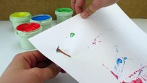 Malen wie durch GEISTERHAND _ Kreative Ideen für Kinder _ Magneten Malerei mit Fingerfarben-sIlNy3tf6pE