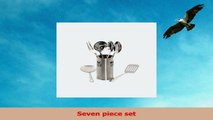 Essential Décor Entrada Collection 7Piece Stainless Steel Kitchen Tools with Holder 3de422c4