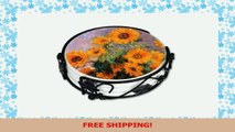 Monet  Sunflowers  Ceramic Drink Coaster Set a0ae0506
