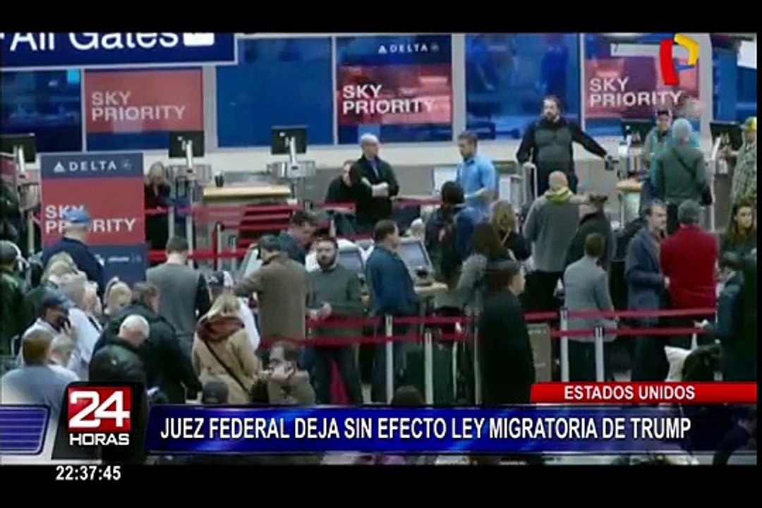 EEUU: juez federal suspende orden de inmigración de Trump