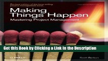 Download Book [PDF] Making Things Happen: Mastering Project Management (Theory in Practice)