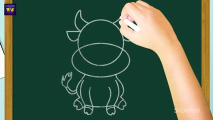 Easy Cow Drawing for Kids _ Kids Learning Video _ Shemaroo Kids-Ynu8akNHhEU