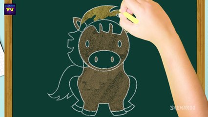 Easy Horse Drawing for Kids _ Kids Learning Video _ Shemaroo Kids-PT8dsLpnaoo