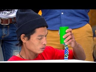 โชว์.. "เรียงลูกเต๋า กลางอากาศ" ..{ เกมพันหน้า 25 ม.ค. 58 }_ part 1